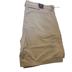 Chaps Performance Cargo Shorts 54 NWT Hampton Khaki UPF 40+ Sun Protection